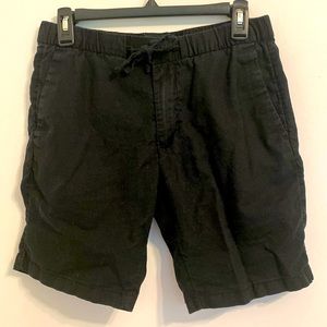 H&M Women’s Shorts - Black Linen Shorts